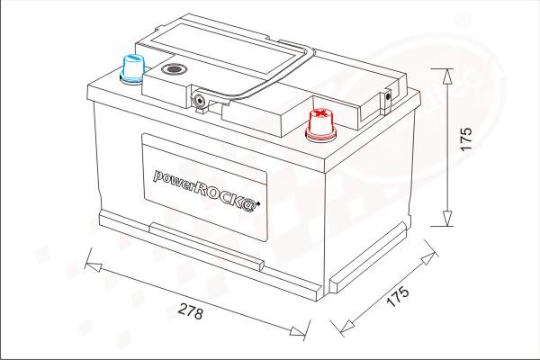 PowerROCK BAT070RKN - Starter Battery car-mod.net