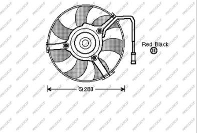 Prasco AD017F001 - Fan, radiator car-mod.net