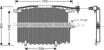 Prasco AI5115 - Condenser, air conditioning car-mod.net