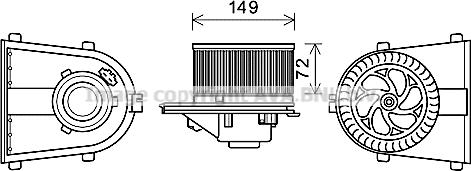 Prasco AI8378 - Interior Blower car-mod.net