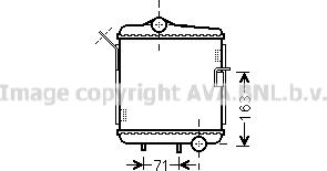 Prasco AI2311 - Radiator, engine cooling car-mod.net