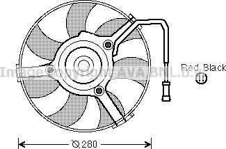 Prasco AI7504 - Fan, radiator car-mod.net