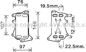 Prasco BW3553 - Oil Cooler, automatic transmission car-mod.net