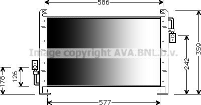 Prasco CR5015 - Condenser, air conditioning car-mod.net