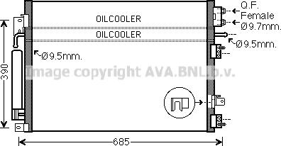 Prasco CR5123D - Condenser, air conditioning car-mod.net