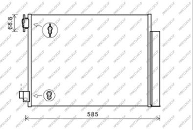 Prasco DA226C001 - Condenser, air conditioning car-mod.net