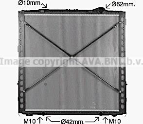 Prasco DF2098 - Radiator, engine cooling car-mod.net