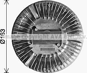 Prasco DFC090 - Clutch, radiator fan car-mod.net
