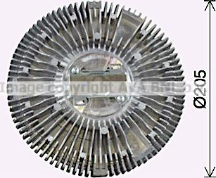 Prasco DFC085 - Clutch, radiator fan car-mod.net