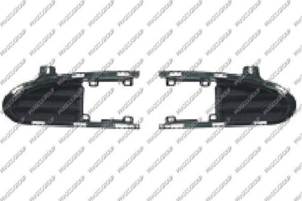 Prasco FD0762123 - Ventilation Grille, bumper car-mod.net