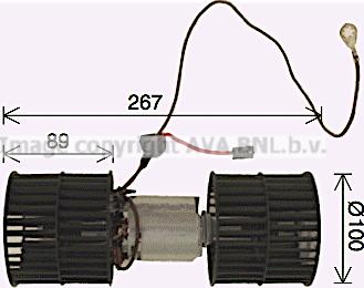 Prasco FD8652 - Electric Motor, interior blower car-mod.net