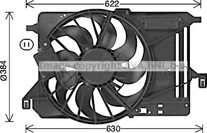 Prasco FD7685 - Fan, radiator car-mod.net