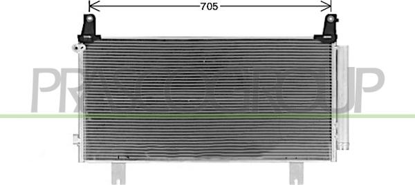 Prasco HD834C001 - Condenser, air conditioning car-mod.net