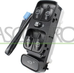 Prasco ME027WS04 - Switch, window regulator car-mod.net