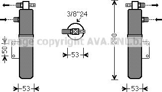 Prasco MED269 - Dryer, air conditioning car-mod.net