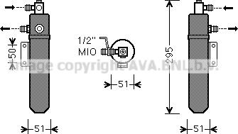 Prasco MED271 - Dryer, air conditioning car-mod.net