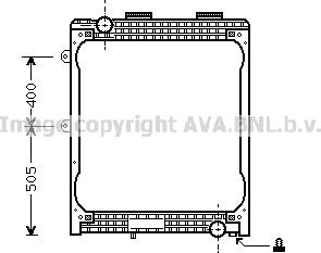 Prasco MN2007 - Radiator, engine cooling car-mod.net