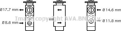 Prasco MS1094 - Expansion Valve, air conditioning car-mod.net