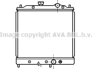 Prasco MT2068 - Radiator, engine cooling car-mod.net