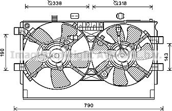 Prasco MT7529 - Fan, radiator car-mod.net