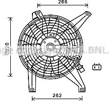 Prasco MT7528 - Fan, radiator car-mod.net
