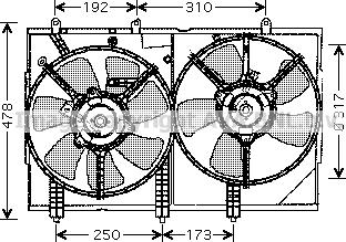 Prasco MT7523 - Fan, radiator car-mod.net