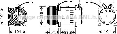 Prasco NHK001 - Compressor, air conditioning car-mod.net