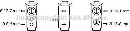 Prasco OL1352 - Expansion Valve, air conditioning car-mod.net