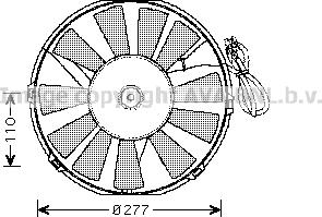Prasco OL7523 - Fan, radiator car-mod.net