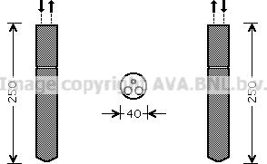 Prasco TOD415 - Dryer, air conditioning car-mod.net
