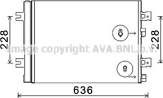 Prasco RT5467D - Condenser, air conditioning car-mod.net