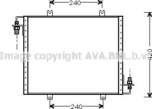 Prasco RT5175 - Condenser, air conditioning car-mod.net
