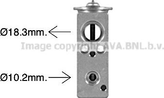 Prasco RT1656 - Expansion Valve, air conditioning car-mod.net
