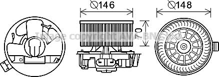 Prasco RT8576 - Interior Blower car-mod.net