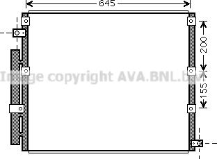Prasco TO5380D - Condenser, air conditioning car-mod.net