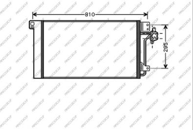Prasco VG917C001 - Condenser, air conditioning car-mod.net