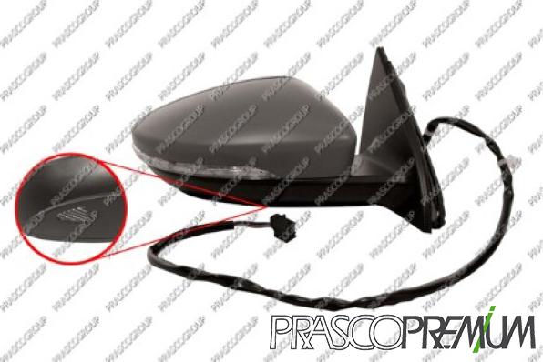 Prasco VG0557313P - Outside Mirror car-mod.net