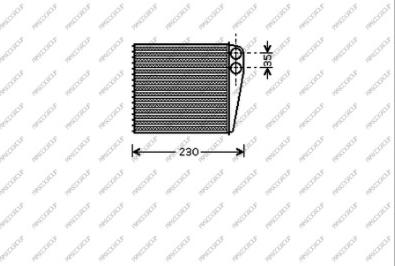 Prasco VG055H001 - Heat Exchanger, interior heating car-mod.net