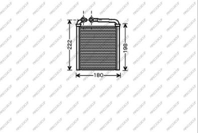 Prasco VG036H002 - Heat Exchanger, interior heating car-mod.net