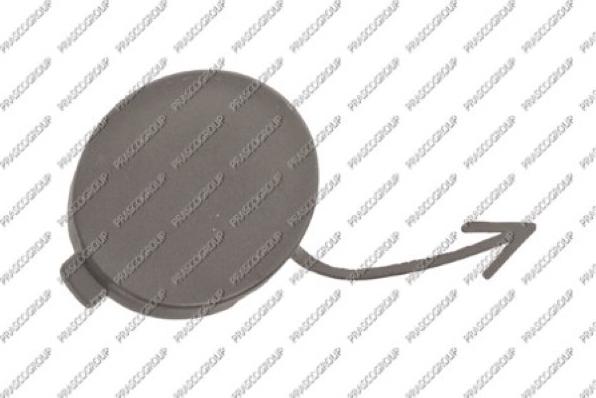 Prasco VG0231236 - Flap, tow hook car-mod.net