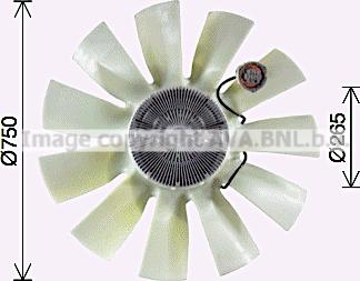 Prasco VLF109 - Fan, radiator car-mod.net