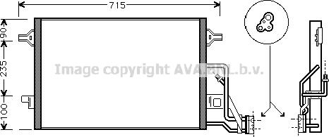 Prasco VN5189 - Condenser, air conditioning car-mod.net