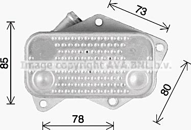 Prasco VN3429 - Oil Cooler, engine oil car-mod.net