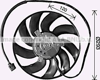 Prasco VN7542 - Fan, radiator car-mod.net