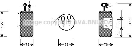 Prasco VND169 - Dryer, air conditioning car-mod.net