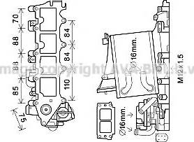 Prasco VW4376 - Intercooler, charger car-mod.net