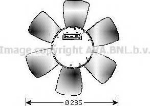 Prasco VW7524 - Fan, radiator car-mod.net