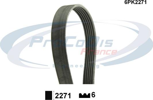 Procodis France 6PK2271 - V-Ribbed Belt car-mod.net