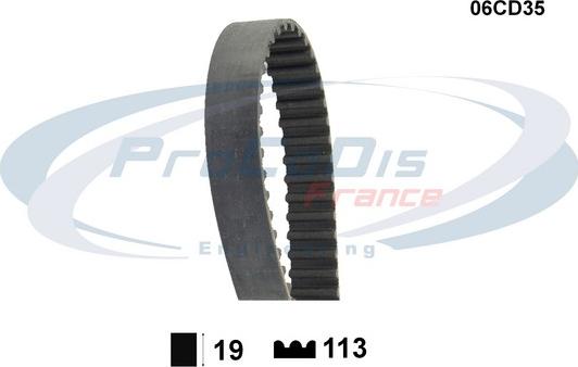 Procodis France 06CD35 - Timing Belt car-mod.net