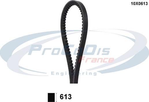 Procodis France 10X0613 - Drive belt, V-Belt car-mod.net